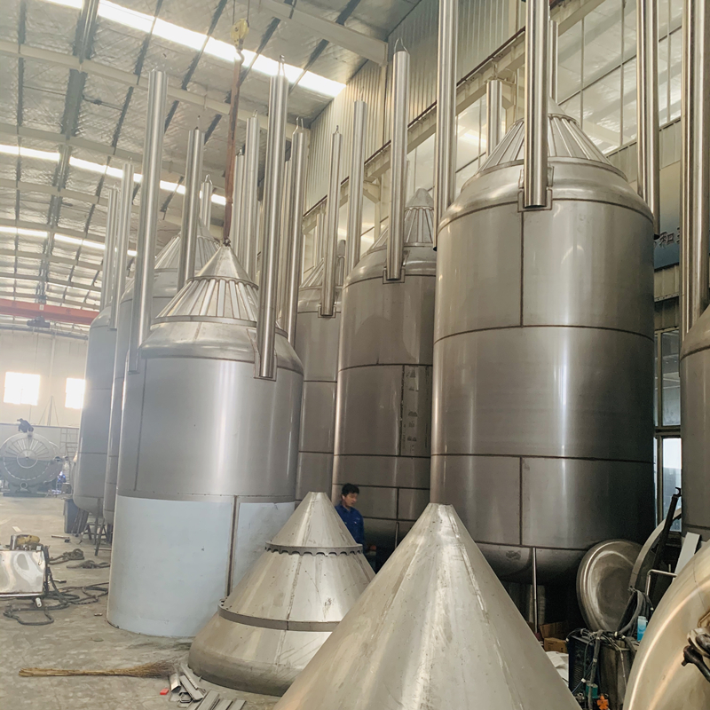 6000L SUS304 conical commercial beer brewing insulation fermentor from WEMAC factory sell well in South Aferica